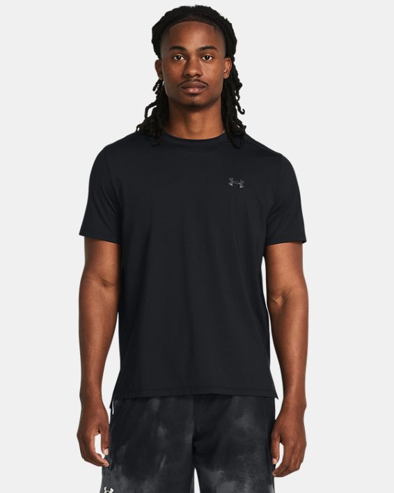 Men's UA Launch Elite Short Sleeve, Black, pdpMainDesktop image number 0